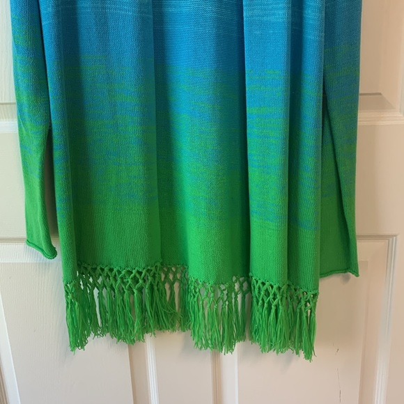 Lilly Pulitzer Tatum Ombré Fringe Cardigan Sweater XS NWT - Picture 6 of 10